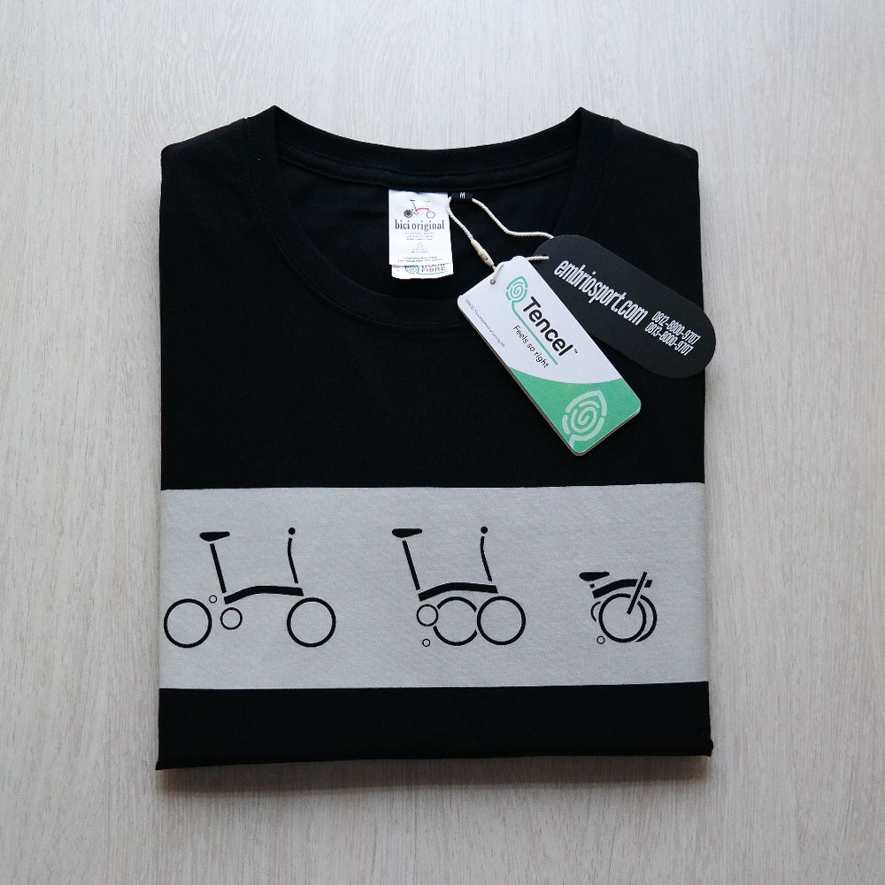 Brompton Union Jack Tshirt in Black Off White